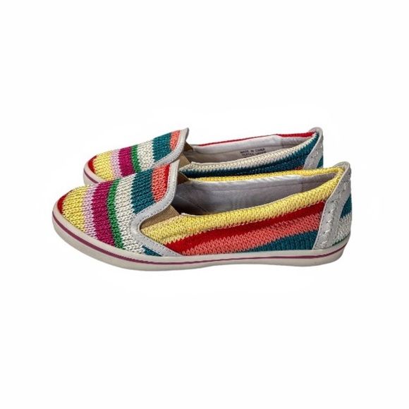 NWT The Sak Cadenza Womens Beach Stripe Fabric Slip On Flats Size 7.5 - Picture 4 of 16